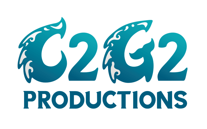 C2G2 Productions logo design