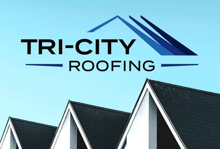 Tri-City Roofing logo by San Francisco logo designer Susy Bias