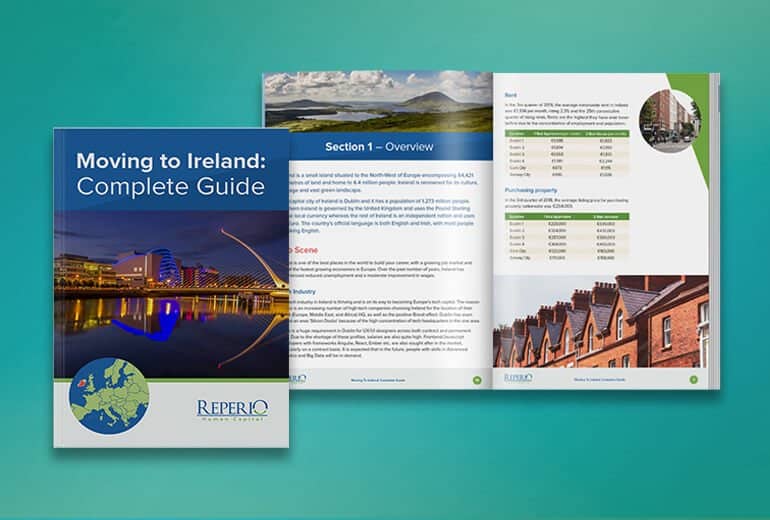 Page Layout for Moving to Ireland Guide