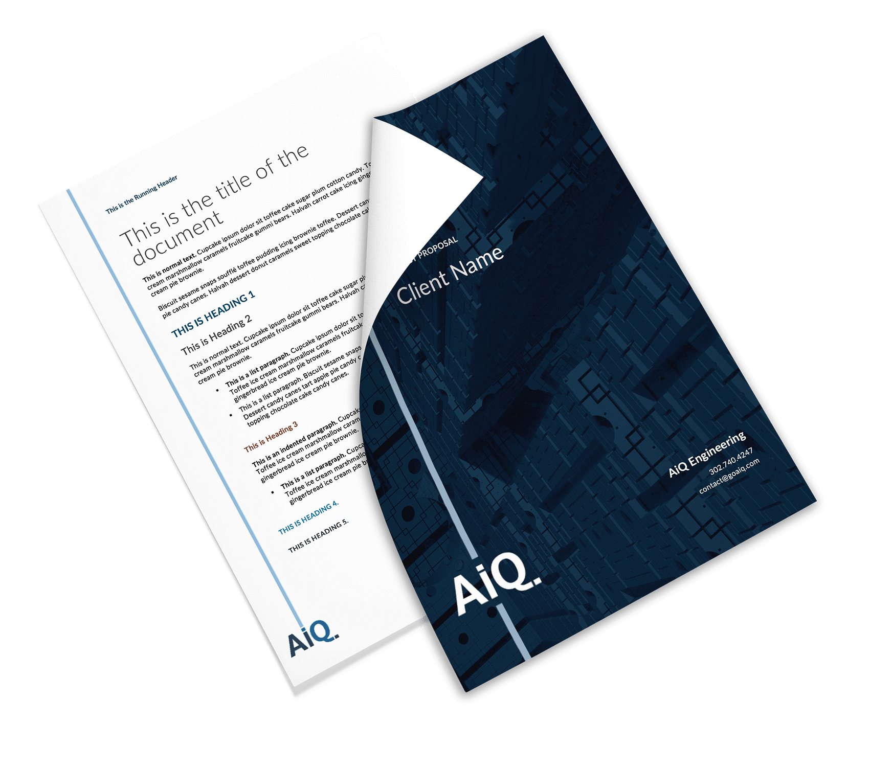 AiQ document template design
