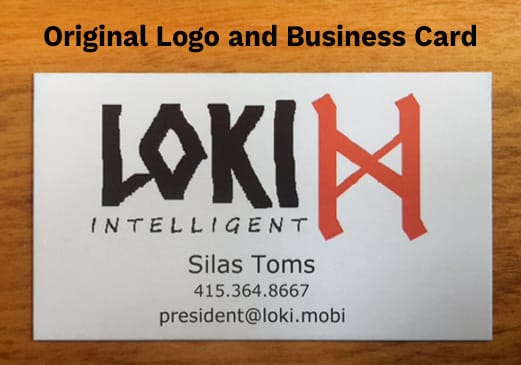 Original Loki Intelligent business card design